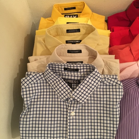 🔥MEGA SALE🔥Men’s Express Shirts LIKE NEW - Picture 4 of 5